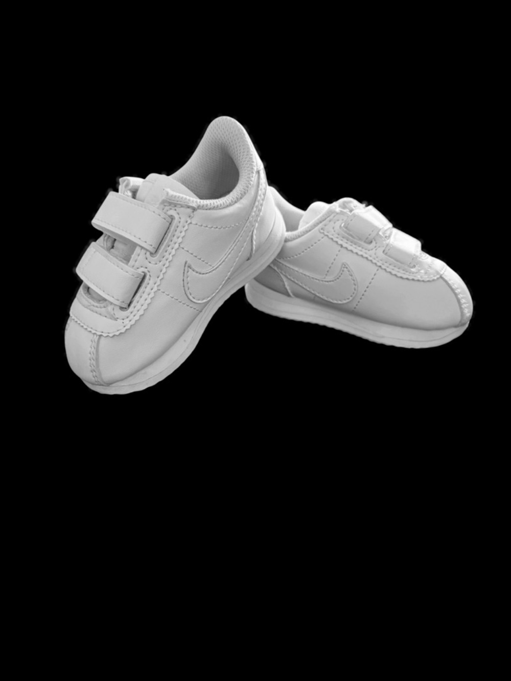 Nike Cortez Basic SL TD 'Triple White' Size 5C - Picture 2 of 7